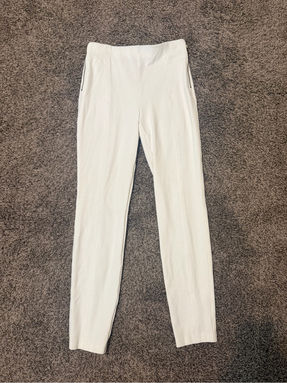 INC International Concepts White Ponte Skinny Pants